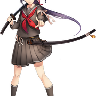 DMM、今度は刀を美少女に！新作『しんけん!!』の“敗北”キャライラストや、一部システムを公開