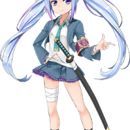 DMM、今度は刀を美少女に！新作『しんけん!!』の“敗北”キャライラストや、一部システムを公開