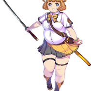 DMM、今度は刀を美少女に！新作『しんけん!!』の“敗北”キャライラストや、一部システムを公開