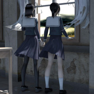 『@SIMPLE DLシリーズ Vol.35 THE 呪いの廃校舎 ～呪いの仮面と双子の少女～』イメージビジュアル