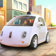 自動運転自動車の実用化イメージ