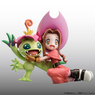 デジモンアドベンチャー 太刀川ミミ＆パルモン フィギュア G.E.M G.E.M.シリーズ デジモンアドベンチャー 太刀川ミミ＆パルモン