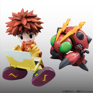 「デジモンアドベンチャー」よりフィギュア「太刀川ミミ&パルモン」「泉光子郎&テントモン」が登場