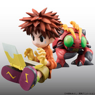 「デジモンアドベンチャー」よりフィギュア「太刀川ミミ&パルモン」「泉光子郎&テントモン」が登場