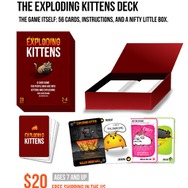 この猫、爆発します…カードゲーム『Exploding Kittens』が1日で目標資金の100倍を集め、既に300万ドル突破
