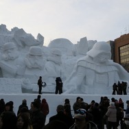 妖怪ウォッチ、マリオ、初音ミク、ふなっしーから錦織圭、松岡修造まで今年のさっぽろ雪まつりの雪像一挙紹介