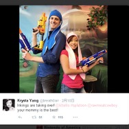 スプラトゥーン風ニット帽をEtsyで発見！米国任天堂公式Youtube番組のパーソナリティも購入し着用写真を披露