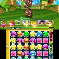 『PUZZLE & DRAGONS SUPER MARIO BROS. EDITION』スキル発動パズルバトル画面