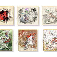 大神 ミニ色紙6枚セット(紙台座付き)