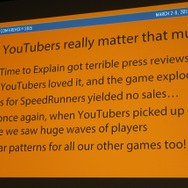 【GDC 2015】実況プレイヤーはゲームの売り上げを伸ばすのか? インディーパブリッシャーの報告