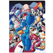 歴代『ロックマン』シリーズをデザインしたクリアファイルやラバーマスコットなどが発売決定