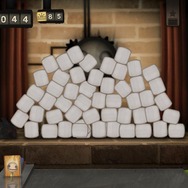マシュマロ大量にならべてみた
