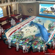 あの『釣りスピリッツ』が大幅スケールアップ…スクリーンは約520インチで、サオコンによる24人同時プレイに対応