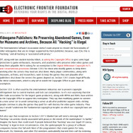 サービス終了のゲームを継続させるため、「独自サーバーの合法化」を求める活動がアメリカで