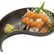 ウミネコ亭の新鮮刺身～アジの醤油おろしかけ～