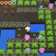 『ミッション』モードではライフが無くならないようにすべての草を刈る