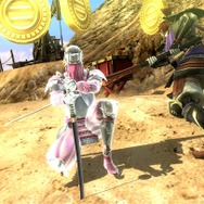 砂に潜って隠れる