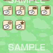 『ねこあつめ』のスマホ用きせかえテーマ登場、デザインは「まんぞくさん」