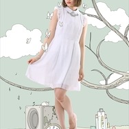 初音ミクと鏡音リンが素敵なワンピースに　イラストレーター・ちほがデザイン