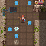 同じフロアのどこかに飛ばされる「バネの罠」