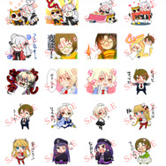 「えくすぶれいず！」LINE スタンプ