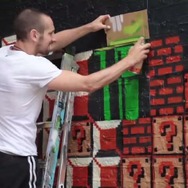 『スーパーマリオブラザーズ』のウォールアートがロンドンに登場...制作工程を動画で紹介