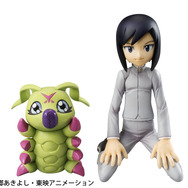 「デジモンアドベンチャー02」より「一乗寺賢&ワームモン」フィギュア化、「リーフモン」「ミノモン」も付属