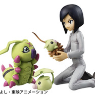「デジモンアドベンチャー02」より「一乗寺賢&ワームモン」フィギュア化、「リーフモン」「ミノモン」も付属