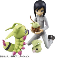 「デジモンアドベンチャー02」より「一乗寺賢&ワームモン」フィギュア化、「リーフモン」「ミノモン」も付属