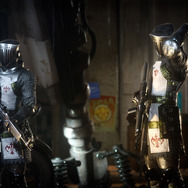 検問を行うニフルハイム帝国兵。銃を携え高圧的な態度に出る様は占領下を彷彿とさせる