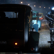 検問に並ぶ車両を検分するニフルハイム帝国兵。彼らは誰かを探しているのだろうか