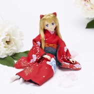 「ヱヴァと日本刀展」アスカが和ドールに、刀を使った様々なポージングを楽しめる