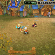 広場で仲間を集めます