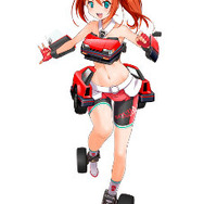 DMM、今度は“スポーツ車や芝刈り機”を擬人化！『レーシング娘。』発表…ワックスがけや、服が透けるシャワー要素も