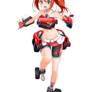 DMM、今度は“スポーツ車や芝刈り機”を擬人化！『レーシング娘。』発表…ワックスがけや、服が透けるシャワー要素も