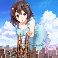 巨大な美少女に立ち向かうRPG『でか☆むす』発表、世界で唯一の乙女育成国家である「あまぞねす」が舞台