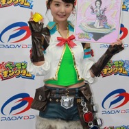 【TGS2015】おのののかさんがヒロインの衣装で登場！『ベーモンキングダム』で対戦&尻相撲対決