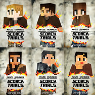 「メイズランナー2：砂漠の迷宮」マインクラフト版ポスター