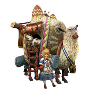 『モンハン クロス』オトモアイルーやニャンターの詳細公開 ─ 可愛いNPC“ネコ嬢”もお披露目