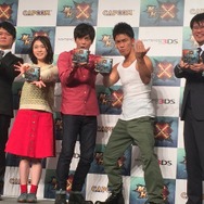 【レポート】『モンハン クロス』TVCM完成発表会にDAIGO、井上聡、松岡茉優、武井壮が集合