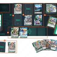 ブシロードが“アニメと合体”する異世界SF美少女TCG「ラクエンロジック」を発表！運命を選択で切り開くシステムに