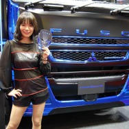 三菱ふそうブース　一之瀬雪乃さん