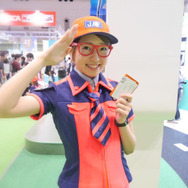 日本自動車連盟ブース