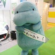 東日本高速道路ブース　マナーアップキャラクター「マナーティ」