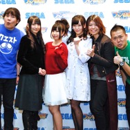 （左から）玉城俊幸、佐倉薫さん、山田奈都美さん、山田悠希さん、三木晶さん、長浜之人