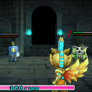 バトル画面（炎隼神・ホルスのソウルアーマー着用時）