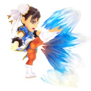 T.N.Cシリーズ「春麗」フィギュア発売決定、百裂脚が鳴って光るギミック付き