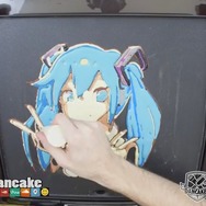 食べずに取っておきたい…パンケーキで描かれた“初音ミク”が見事な完成度