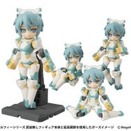 自分だけの卓上“武装美少女”小隊を作る「デスクトップアーミー」発表、パーツの組み合わせは無限大