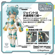 自分だけの卓上“武装美少女”小隊を作る「デスクトップアーミー」発表、パーツの組み合わせは無限大